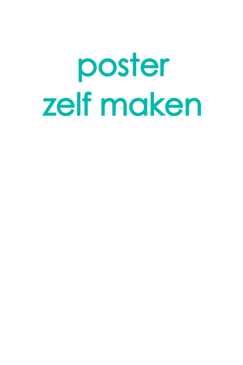 Poster staand
